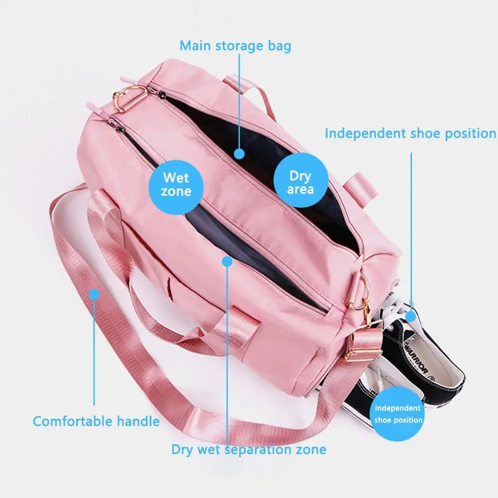 Women’s Sport Duffle Bag for Gym, Yoga, and Travel