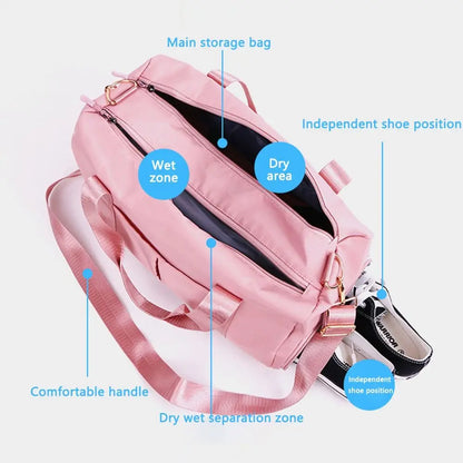 Women’s Sport Duffle Bag for Gym, Yoga, and Travel